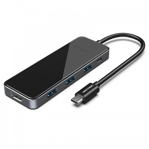 

Док-станция Vention, 3840x2160 (4K), USB Type-C, черный (THPBB)