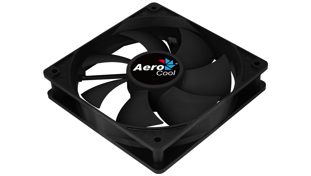 

Вентилятор AeroCool Force 12 Black, 120 мм, 1000rpm, 23.7 дБ, 3-pin+4-pin Molex, 1шт (4718009157989), Force 12 Black