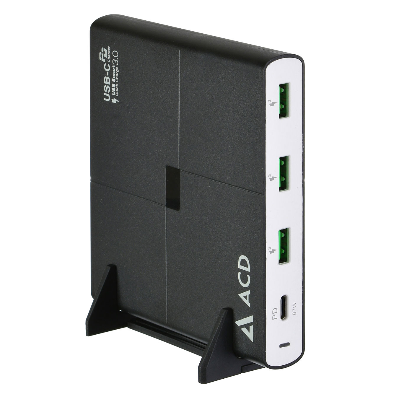 

Зарядное устройство ACD ACD-P904U-V1B 105W, 3USB, USB type-C, Quick Charge, 12A, черный (ACD-P904U-V1B), кабель USB Type C, ACD-P904U-V1B