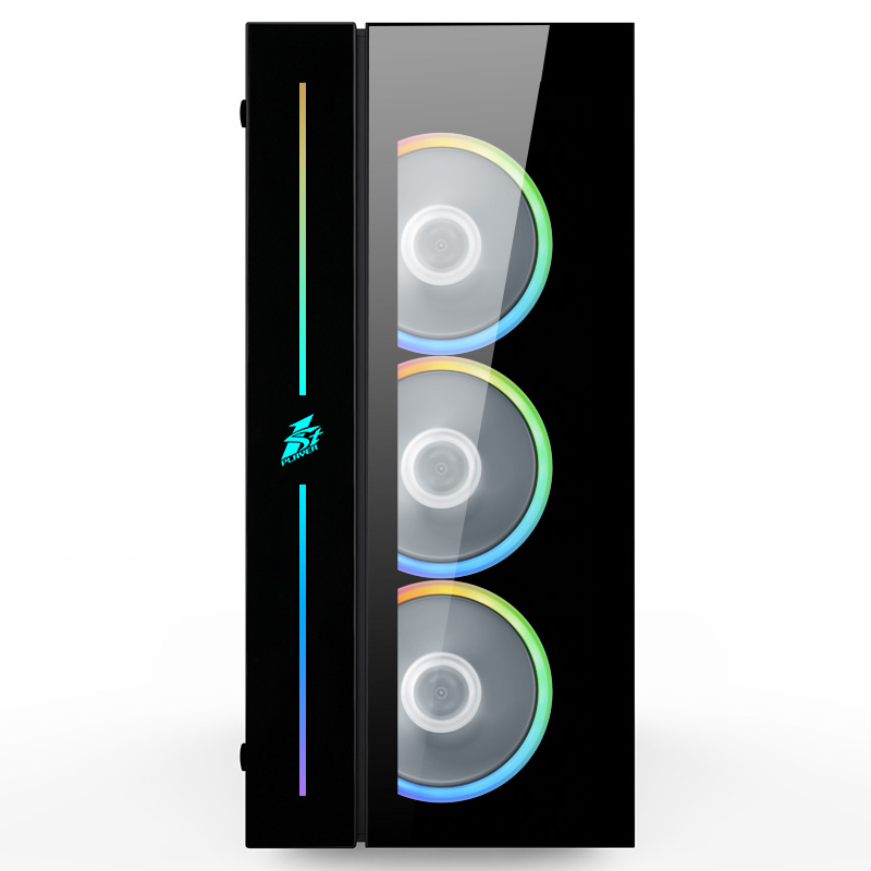 

Корпус 1STPLAYER BLACK.SIR B7-A, ATX, Midi-Tower, USB 3.0, черный, Без БП (B7-A-4M2), BLACK.SIR B7-A