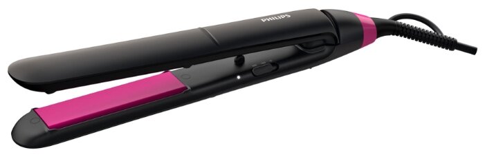

Выпрямитель Philips StraightCare Essential ThermoProtect, 220°C, керамическое покрытие, режимов: 2, петля для подвешивания, 1.8 м, черный (BHS375/00), ThermoProtect