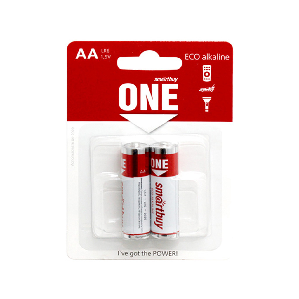 

Батарея Smartbuy SOBA-3A02B-Eco, AAA, 1.5V, 2шт