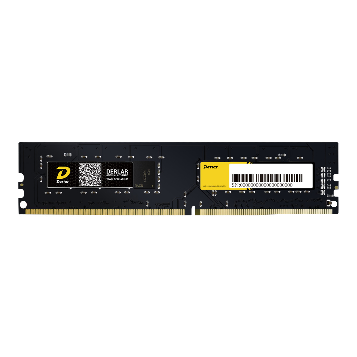 Память DDR4 DIMM 4Gb, 2666MHz, CL19, 1.2 В, Derlar, Black Warrior (4GB-2666-BW)