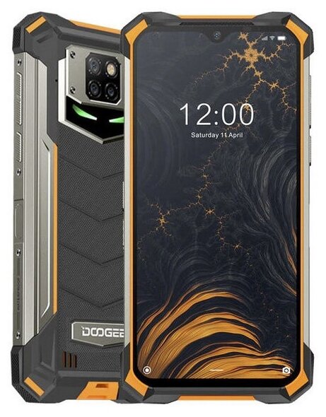 

Смартфон DOOGEE S88 Pro, 6.3" 1080x2340 IPS, MediaTek Helio P70, 6Gb RAM, 128Gb, 3G/4G, NFC, Wi-Fi, BT, 3xCam, 2-Sim, 10000mAh, USB Type-C, Android 10, черный/оранжевый, ударопрочный корпус, S88 Pro