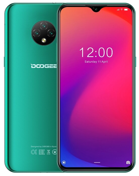 

Смартфон DOOGEE X95, 6.52" IPS, MediaTek MT6737, 2Gb RAM, 16Gb, 3G/4G, Wi-Fi, BT, 3xCam, 2-Sim, 4350mAh, Micro-USB, Android 10, зеленый, X95