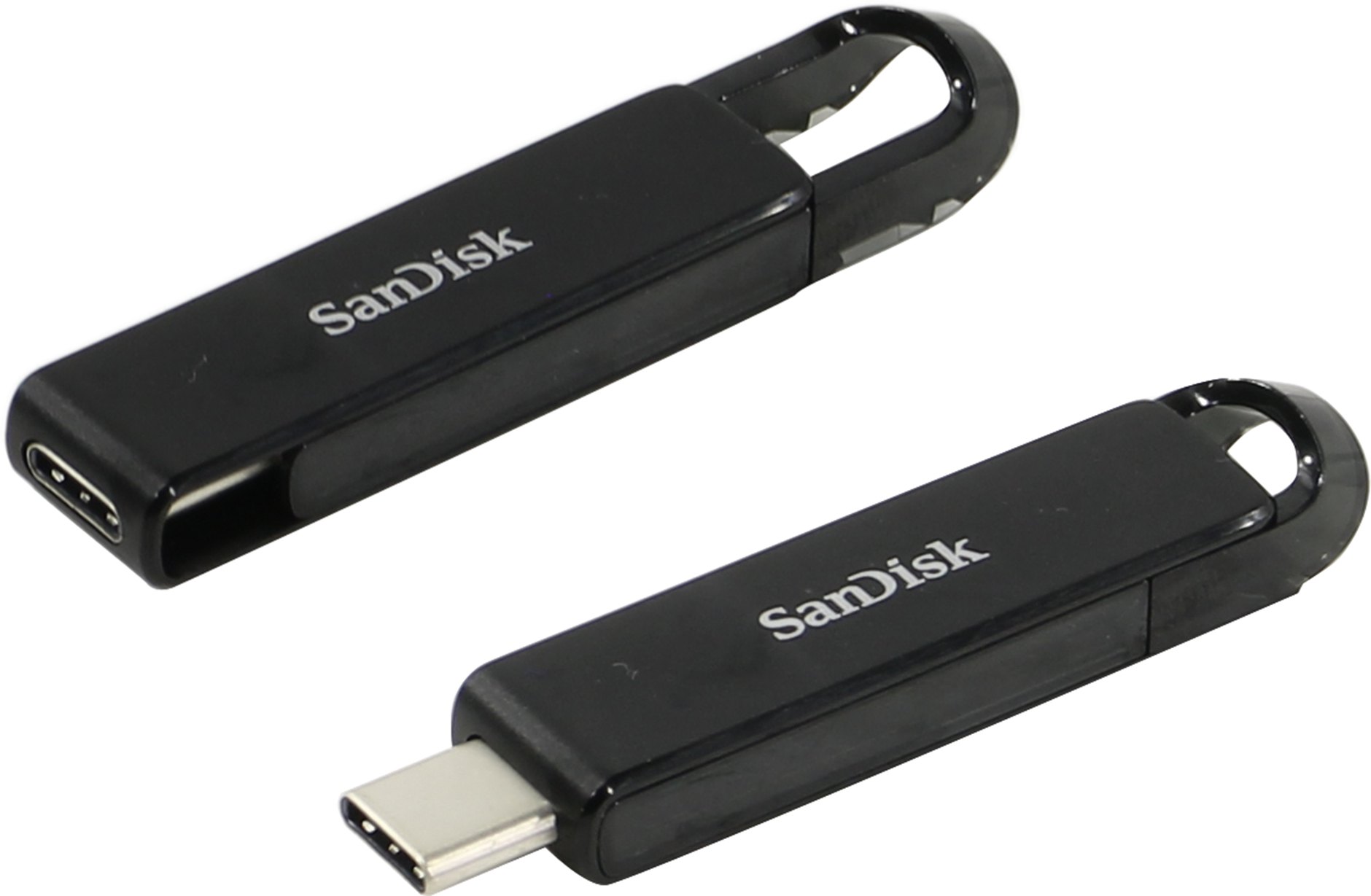 Флешка 128Gb USB 3.1 Type-C Sandisk Ultra, черный (SDCZ460-128G-G46)