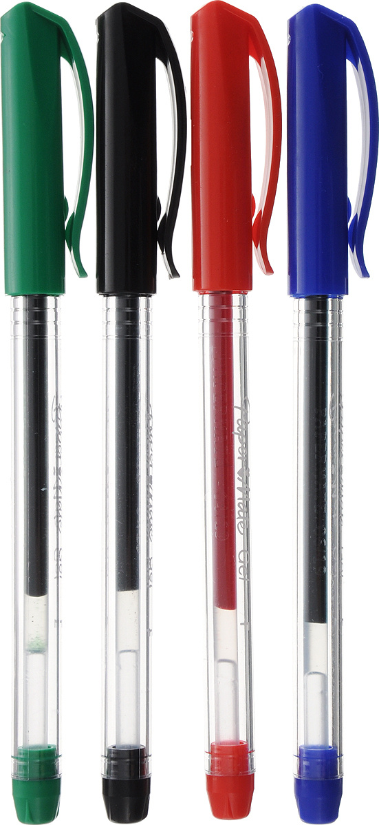 

Набор гелевых ручек Paper Mate JIFFY GEL, 4шт., пластик, колпачок, блистер (2084411), JIFFY GEL