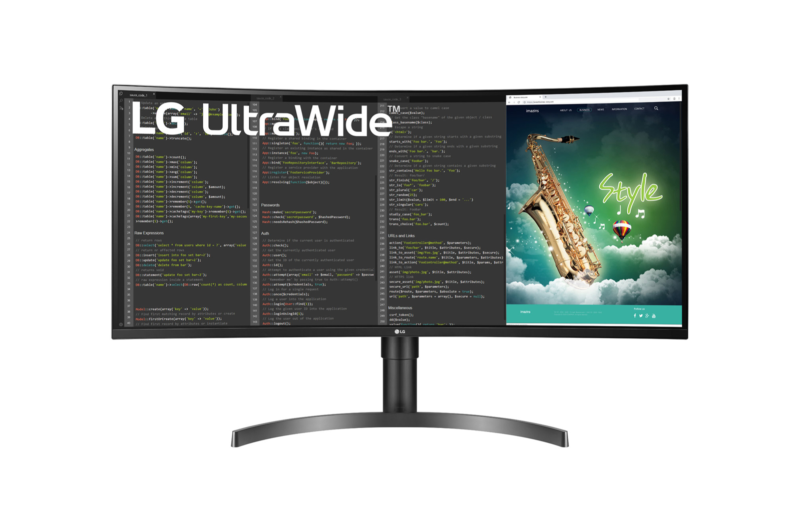 

Монитор 35" LG 35WN75C-B VA, изогнутый, 3440x1440 (21:9), 300кд/м2, 100 Гц, 5мс, 178°/178°, FreeSync, HDMI, DisplayPort, USB Type-C, USB-Hub, черный (35WN75C-B.ARUZ), 35WN75C-B