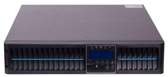 ИБП GIGALINK GL-UPS-OL02-1-1/6*9a, 2000 В·А, 1.8 кВт, IEC, розеток - 6, USB, черный