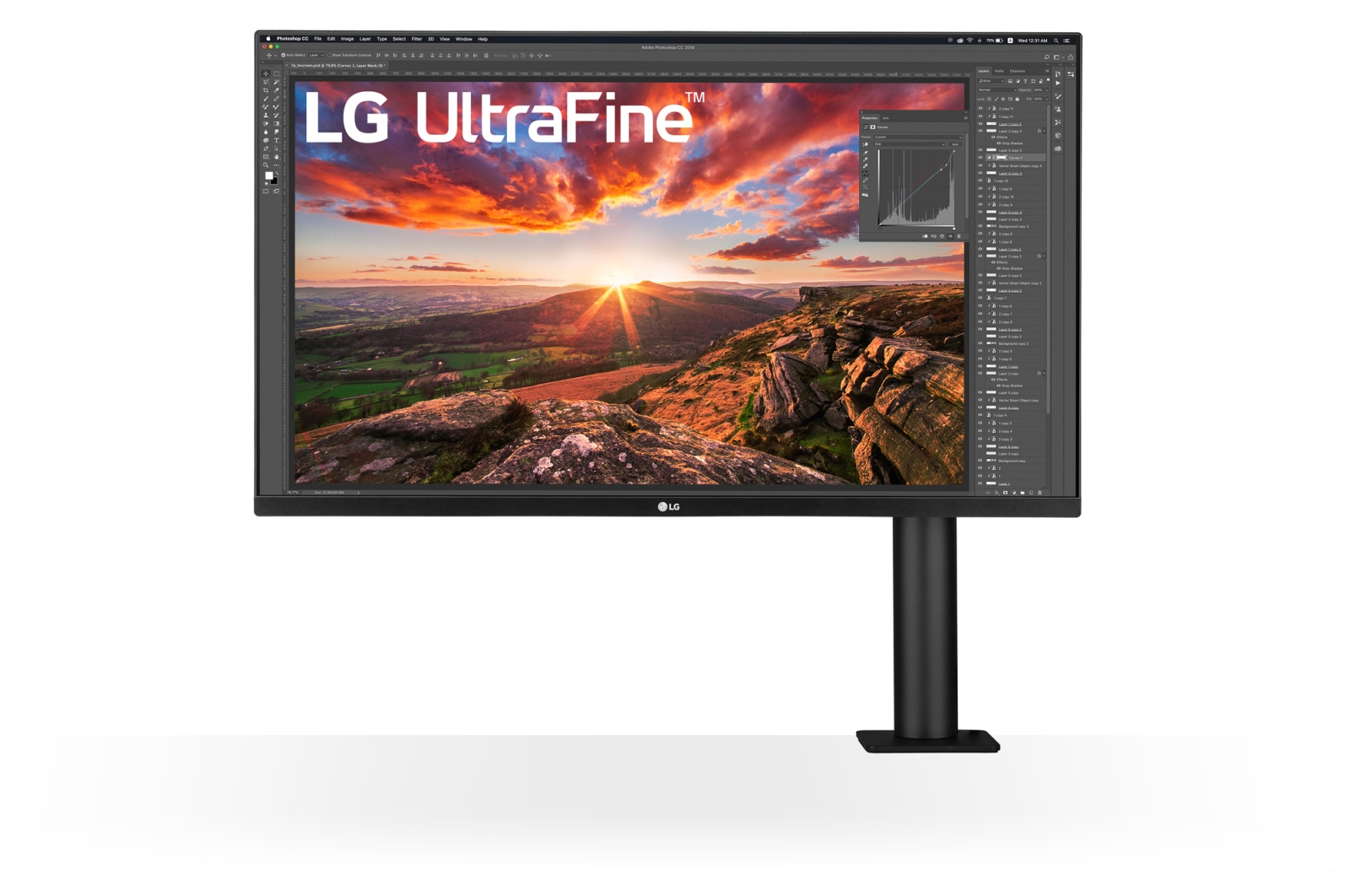 Монитор 31.5" LG 32UN880-B черный