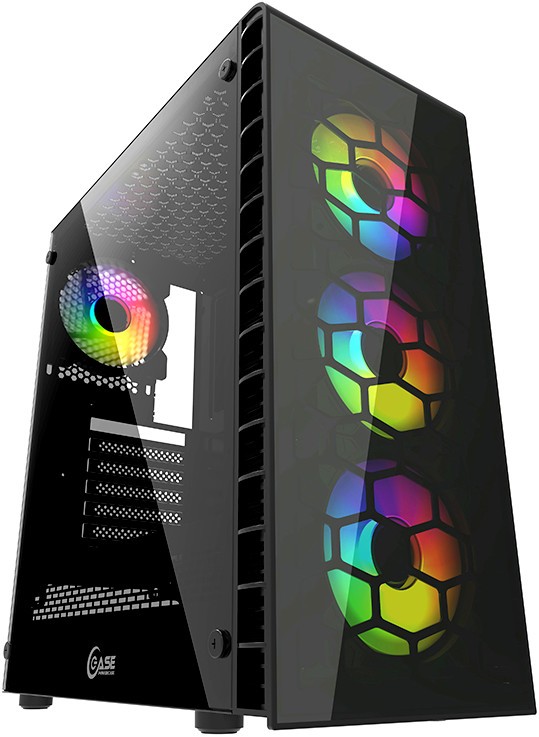 

Корпус PowerCase Mistral G4С ARGB, ATX, Midi-Tower, USB 3.0, черный, без БП (CMIG4C-A4), Mistral G4С ARGB