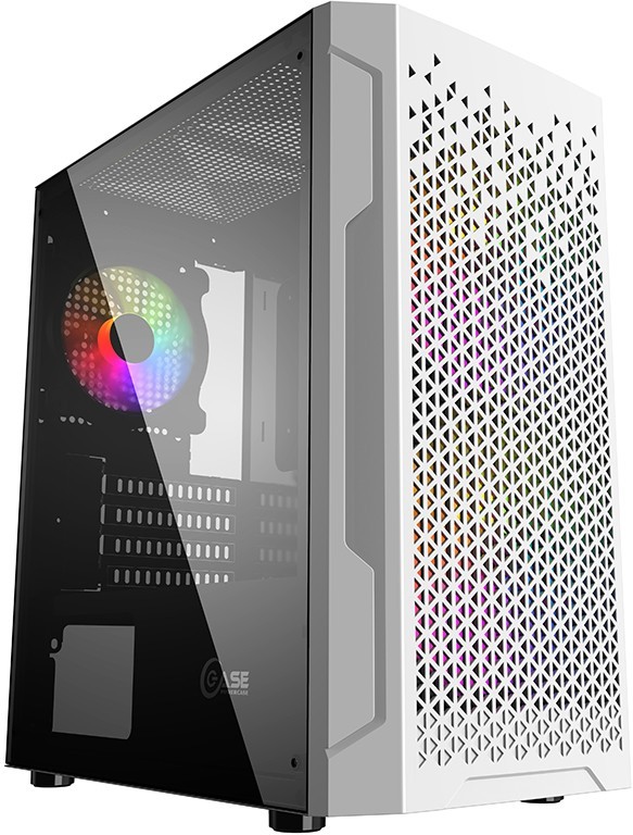 Корпус PowerCase Mistral Micro Z3W Mesh LED, mATX, Micro-Tower, USB 3.0, белый, без БП (CMIMZW-L3)