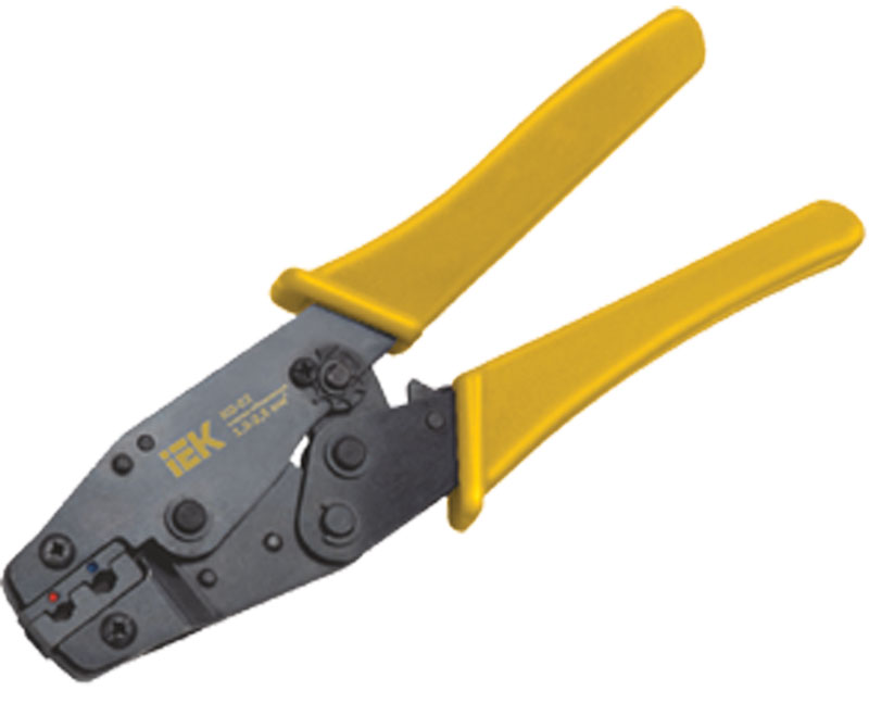

Клещи обжимные (кримпер) IEK КО-02, 1.5 - 2.5 mm2, (НВИ, НКИ; РпИп, РпИм, РшИп, РшИм ) (TKL10-D05-D25), КО-02