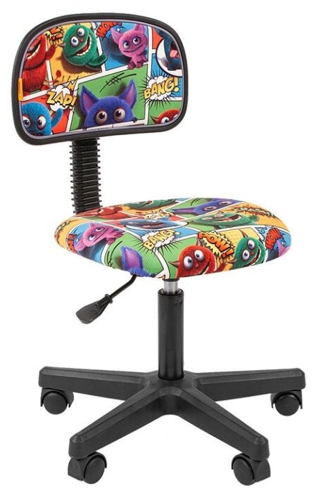 

Кресло детское Chairman Kids 101 черный/монстры (00-07036629), Kids 101