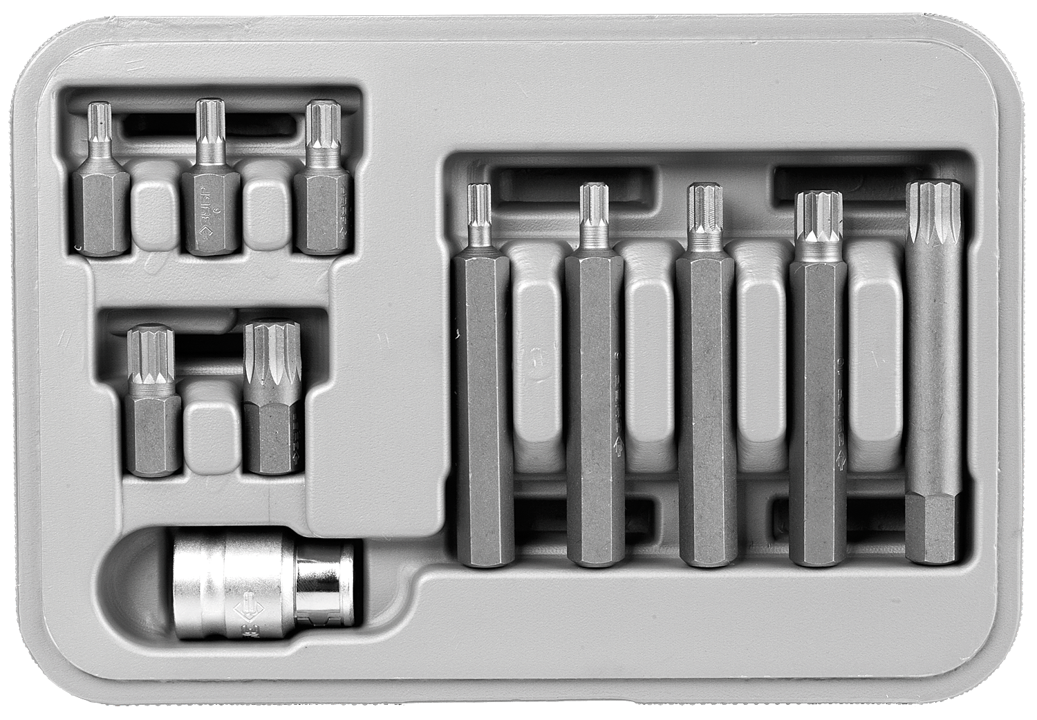 

Набор бит ЗУБР 2652-H11_z01, предметов в наборе: 11 шт., хвостовик 10мм, пластиковый кейс (2652-H11), 2652-H11_z01