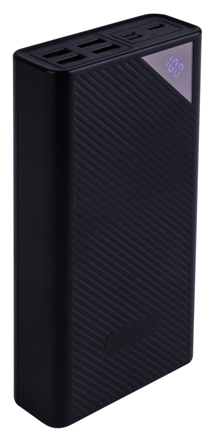 

Портативный аккумулятор (Powerbank) Digma DGP-30000-4U, 30000 мА·ч, 4xUSB, 3А, Type-C, QC, черный (DGP-30000-4U-B), DGP-30000-4U