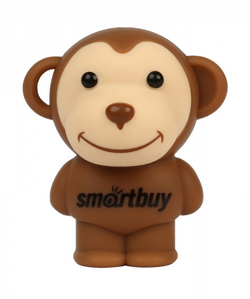 

Флешка 32Gb USB 2.0 SmartBuy Wild series MONKEY, коричневый (SB32GBMonkey), MONKEY