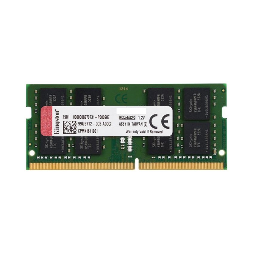 

Память DDR4 SODIMM 16Gb, 2666MHz, CL19, 1.2 В, Kingston, ValueRAM (KVR26S19S8/16), KVR26S19S8/16