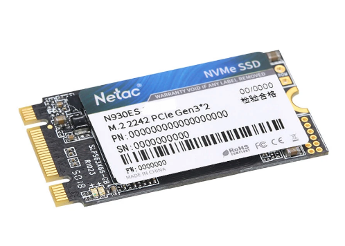 Твердотельный накопитель (SSD) Netac 128Gb N930ES, 2242, M.2, NVMe (NT01N930ES-128G-E2X) - фото 1