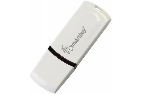 

Флешка 64Gb USB 2.0 SmartBuy Paean, белый (SB64GBPN-W), Paean