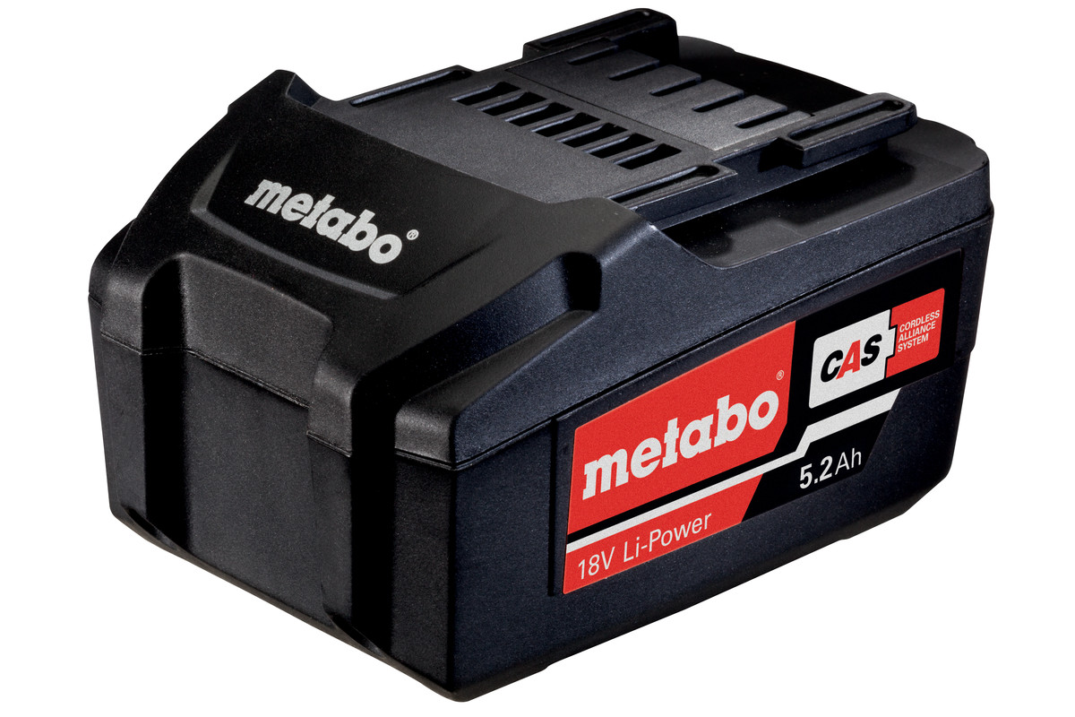 

Аккумулятор Metabo LI-Power, 18V, 5.2Ah, Li-Ion для CAS (625592000), -