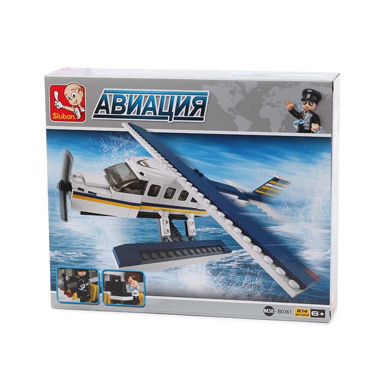

Конструктор SLUBAN "Авиация: Самолёт-амфибия", деталей: 214 (M38-B0361), "Авиация: Самолёт-амфибия"