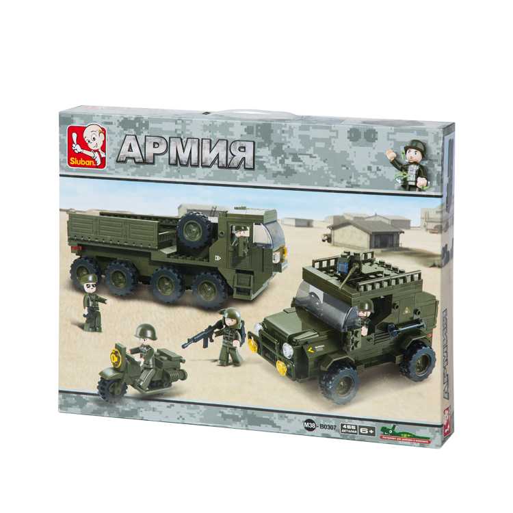

Конструктор SLUBAN "Армия: Тайный десант", деталей: 455 (M38-B0307), "Армия: Тайный десант"