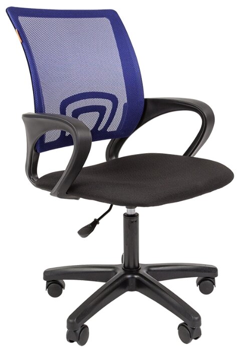 Кресло офисное Chairman 696 LT черный/синий (00-07024142)