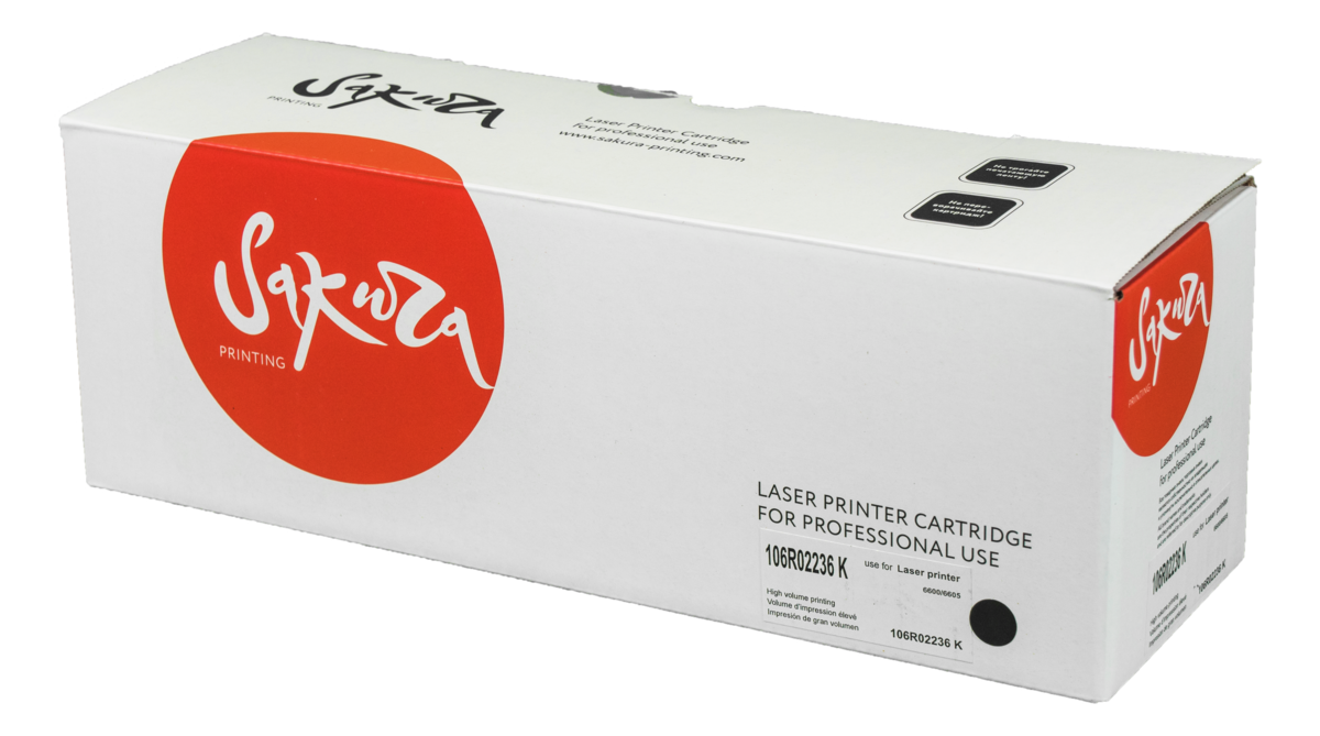 

Картридж лазерный Sakura SA106R02236 (106R02236), черный, 8000 страниц, совместимый для Xerox Phaser 6600/WC 6605