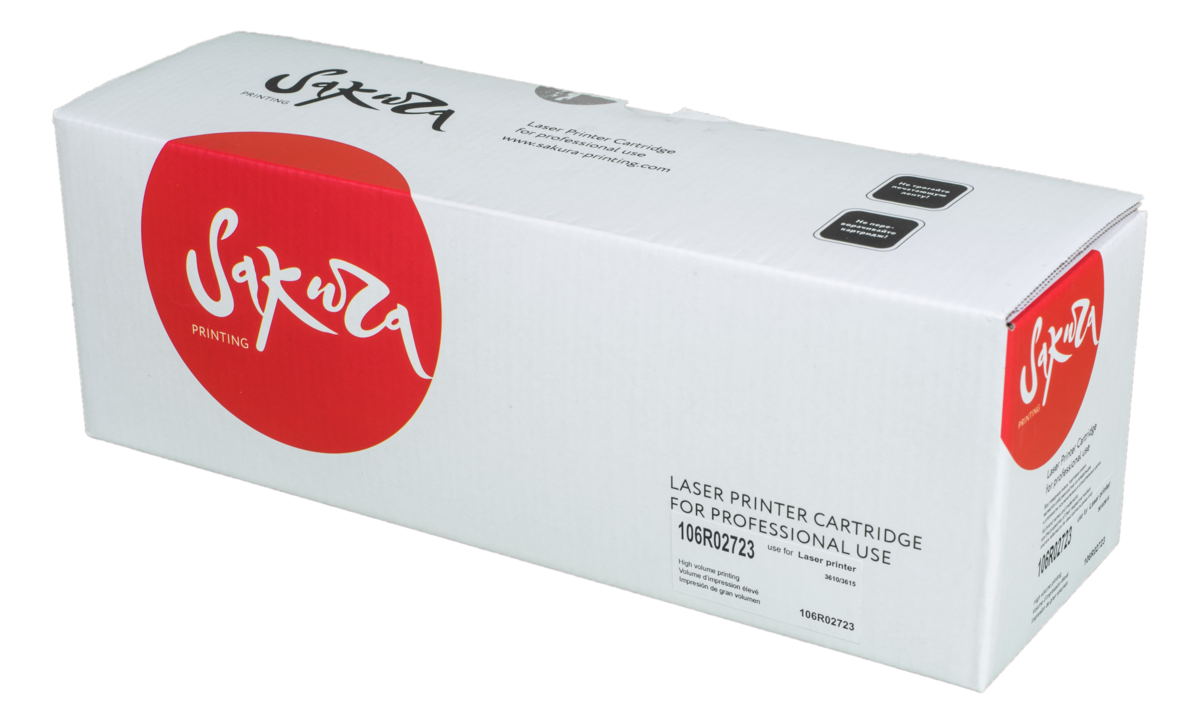 

Картридж лазерный SAKURA SA106R02723 (106R02723), черный, 14100 страниц, совместимый, для Xerox Phaser 3610/ WC3615