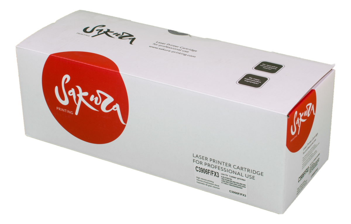 

Картридж лазерный Sakura SAC3906A/FX3 (06A/FX3/C3906A/1557a003), черный, 2500 страниц, совместимый для LJ 5L/6L/3100/3150/1100, L200/L250/L300/MP-L90