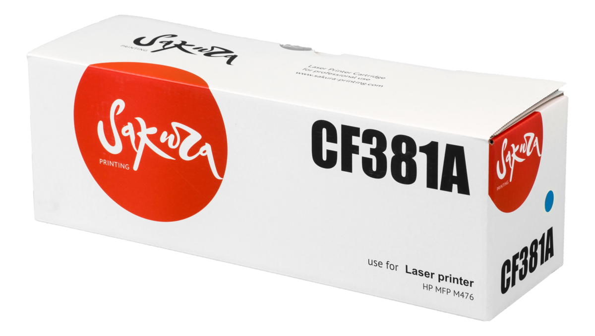 

Картридж лазерный Sakura SACF381A (CF381A), голубой, 2700 страниц, совместимый для Color LaserJet Pro MFP M477