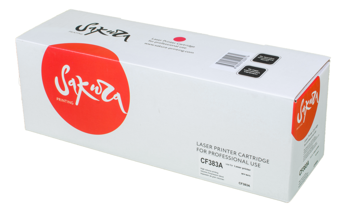 

Картридж лазерный SAKURA SACF383A (CF383A), пурпурный, 2700 страниц, совместимый, для CLJP MFP M479