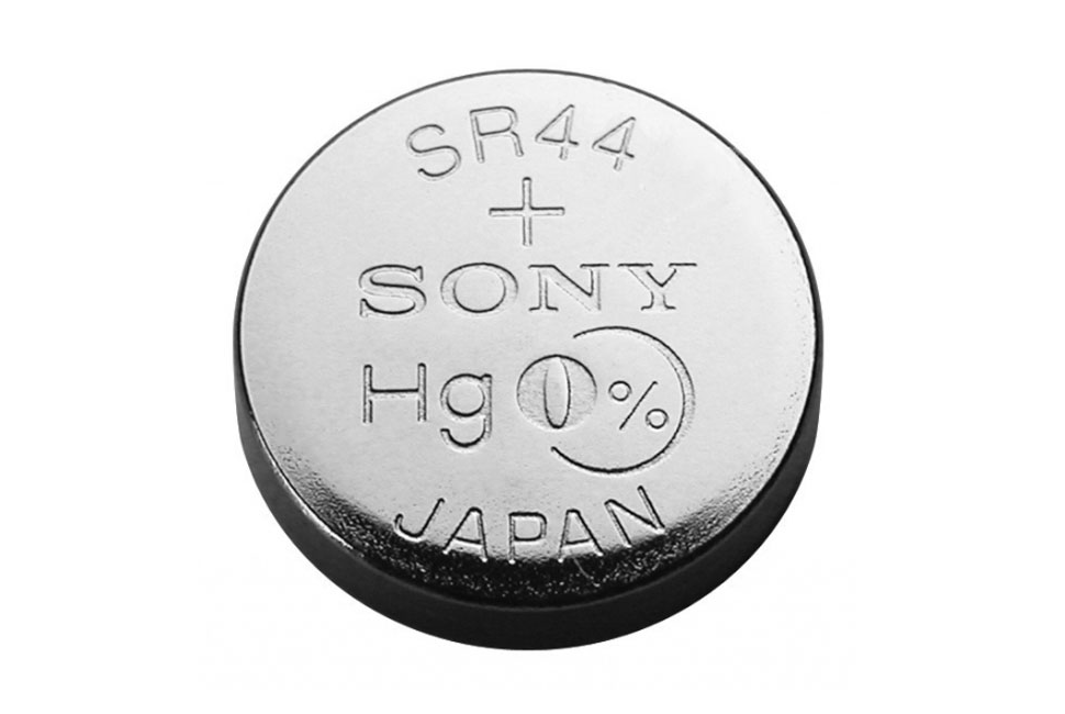 Батарея SONY 357, SR44, 1.55V, 1шт. (SR44W)