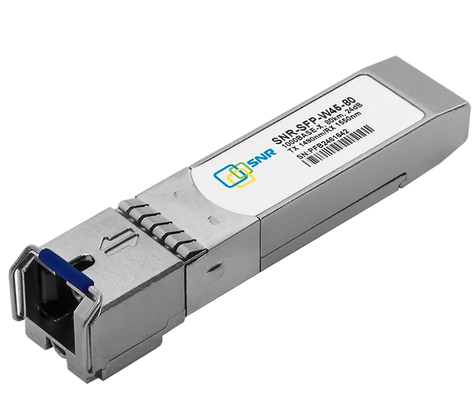 

Модуль SFP SNR SNR-SFP-W45-80, 80 км, SC, Tx:1490 нм, Rx:1550 нм, 1 Гбит/с, SM, одинарный, WDM, DDM (SNR-SFP-W45-80), SNR-SFP-W45-80