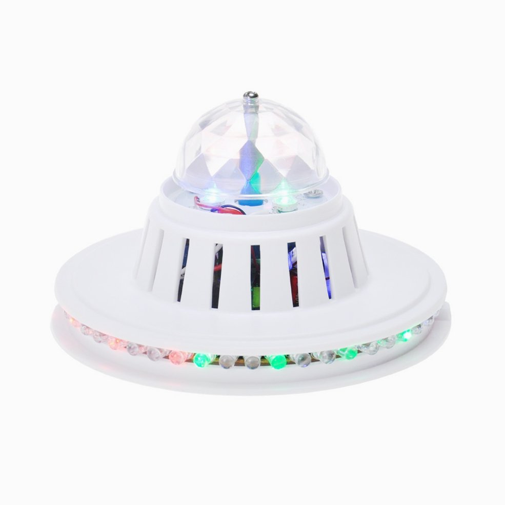 

Диско-шар - MINI-7-UFO, RGB, белый (75299), MINI-7-UFO