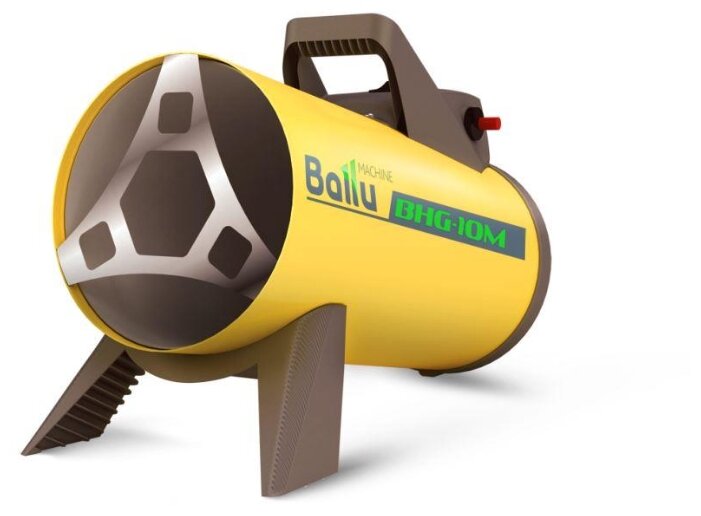 

Тепловая пушка газовая 32 Вт, 270 м³/час, 220/230 В, Ballu BHG-10M, Желтый, BHG-10M