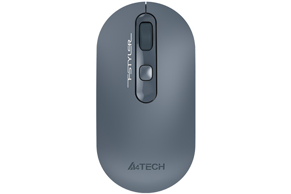 

Мышь беспроводная A4Tech Fstyler FG20, 2000dpi, оптическая светодиодная, USB, пепельный/синий (FG20 ASH BLUE), Fstyler FG20