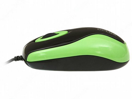 Delux DLM-363B Black-Green USB