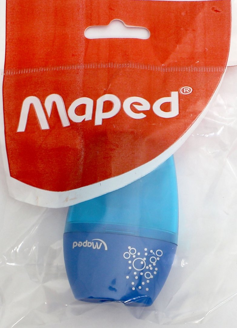 

Точилка для карандашей Maped Shaker, контейнер для стружки, 1 отверстие (634753), Shaker