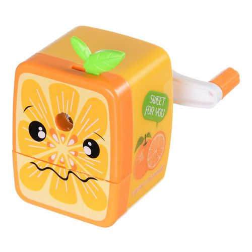

Точилка для карандашей механическая Silwerhof Vitamin C лимон Солнечная коллекция, контейнер для стружки, 1 отверстие (194012-02), Vitamin C лимон Солнечная коллекция
