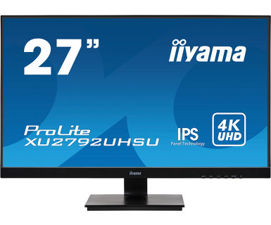 

Монитор 27" Iiyama ProLite XU2792UHSU-B1 IPS, 3840x2160 (16:9), 300кд/м2, 4мс, DVI, HDMI, DisplayPort, USB-Hub, черный, XU2792UHSU-B1