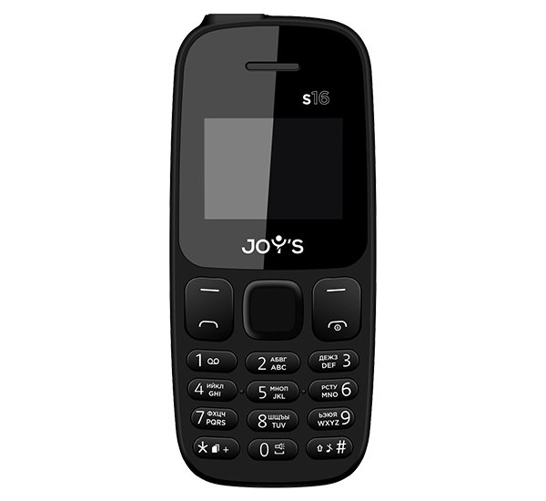 

Мобильный телефон Joy’s S16, 1.44" 68x96 TN, 2-Sim, 600 мА·ч, micro-USB, черный (JOY-S16-BK), S16