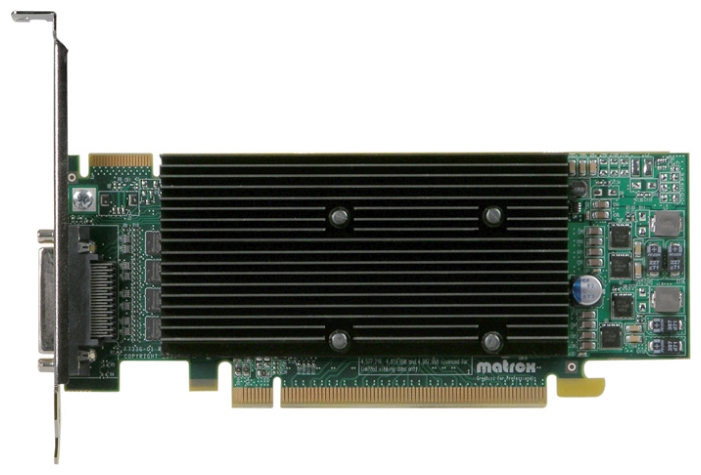 Видеокарта Matrox Millennium M9140, 512 МБ DDR2, 64bit, PCI-E, Retail (M9140-E512LAF) - фото 1