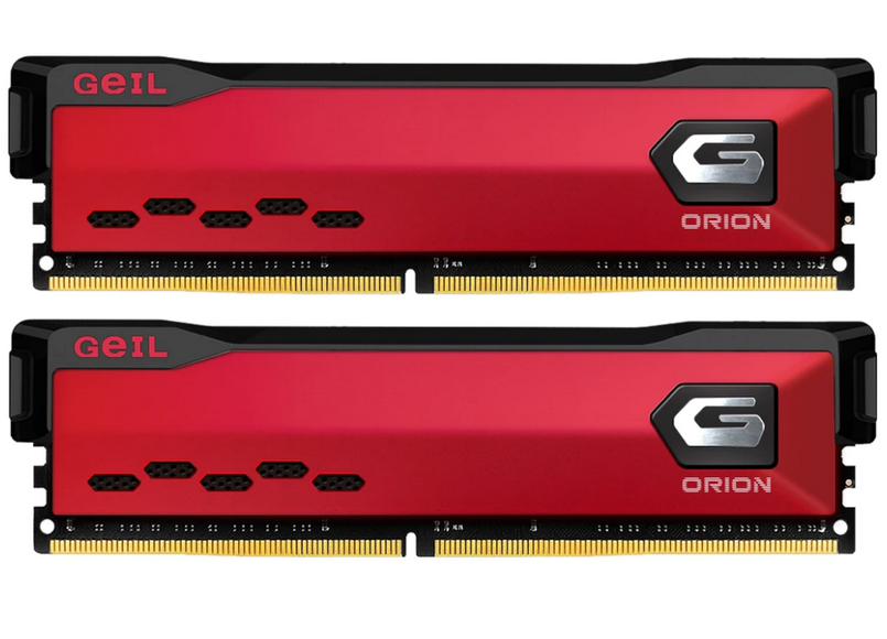 

Комплект памяти DDR4 DIMM 32Gb (2x16Gb), 3600MHz, CL18, 1.35 В, Geil, Orion (GOR432GB3600C18BDC), GOR432GB3600C18BDC