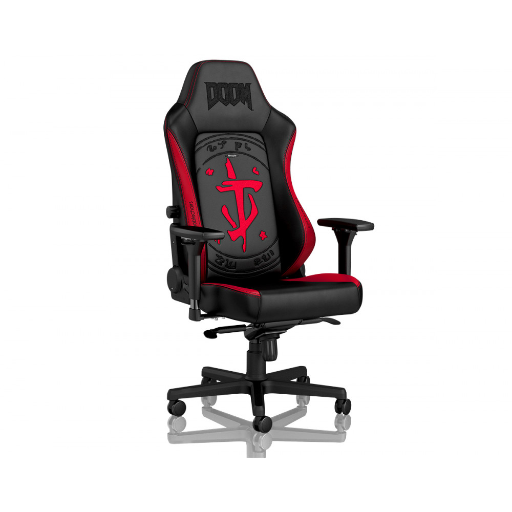 Кресло игровое Noblechairs Hero DOOM Edition черный/красный (NBL-HRO-PU-DET)