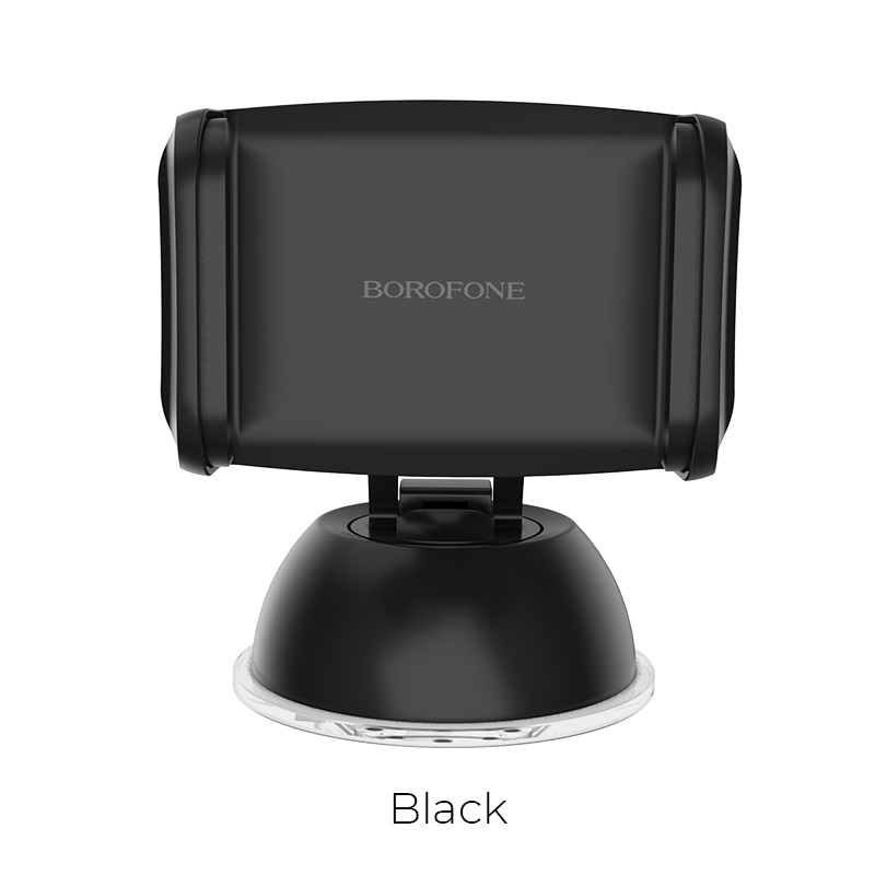 Держатель автомобильный Borofone Joydock BH4, раздвижной для смартфонов присоска на панель/стекло, черный (6957531082774) - фото 1