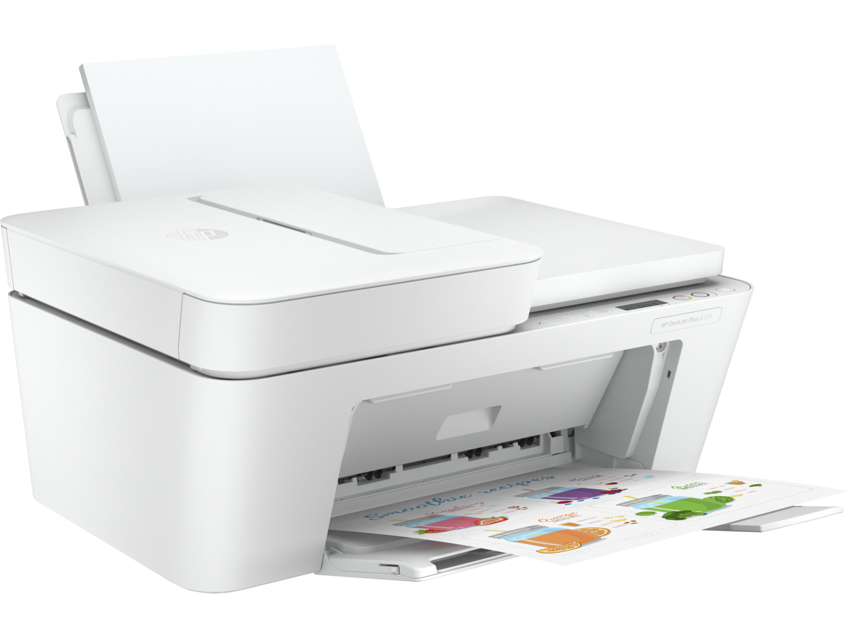 МФУ струйный HP DeskJet Plus 4120, A4, цветной, 8.5стр/мин (A4 ч/б), 5.5стр/мин (A4 цв.), 4800x1200dpi, АПД, факс, Wi-Fi, USB (3XV14B) - фото 1