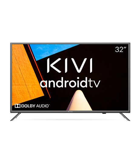

Телевизор 32" Kivi 32H710KB, HD, 1366x768, HDMIx3, USBx2, Smart TV, серый, (KIV-32H710KB), 32H710KB