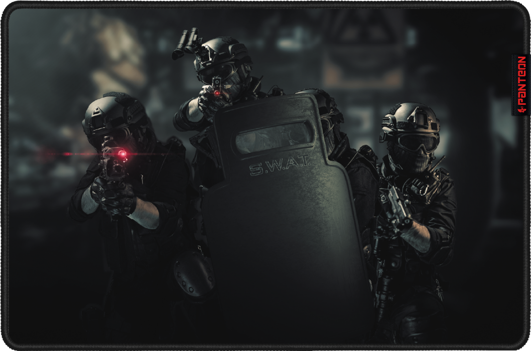 

Коврик для мыши Jet.A PANTEON GP-184SM SWAT II, игровой, 500x330x3mm, принт (GP-184SM), PANTEON GP-184SM SWAT II